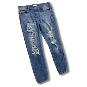 Cello Womens Jeans Size 9 Blue  Distressed Great Condition!